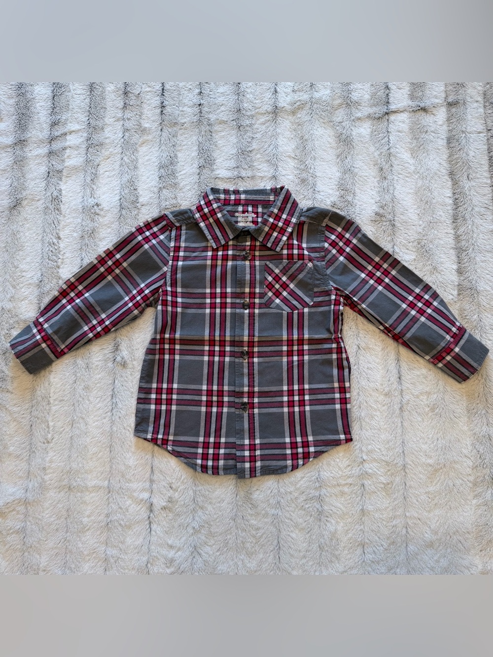 Garanimals Plaid Button-Down Shirt & Jeans